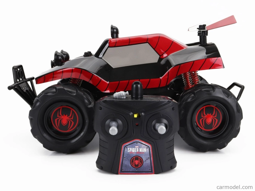 Jada Mayers Manx Buggy Spiderman Miles Morales Marvel 1964 1:14 červená čierna