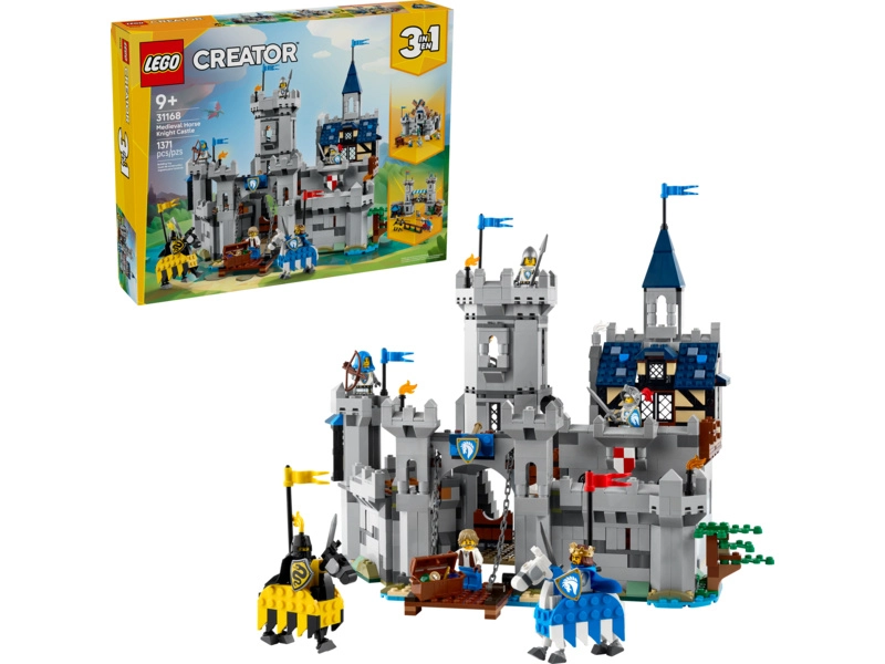 LEGO Creator - Středověký hrad a rytíři na koních