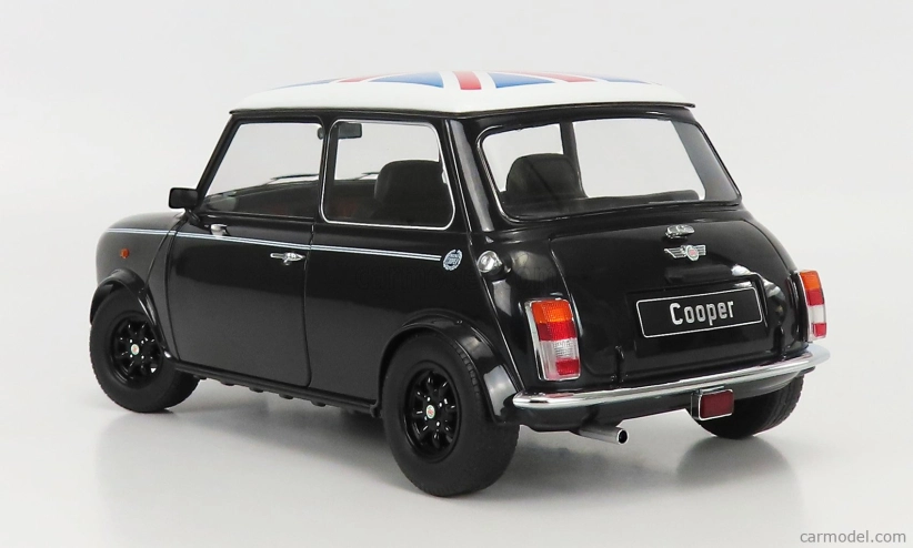 Mini Cooper Rhd 1992 s Union Jack 1:12 čierna biela