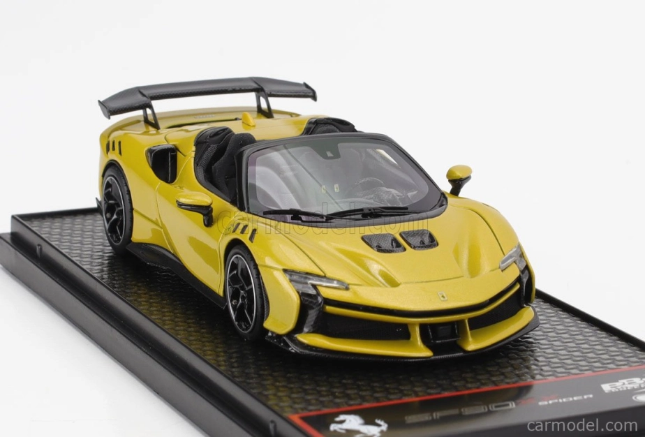 Bbr-models Ferrari Sf90 Xx Stradale Spider 2024 1:43 Giallo Montecarlo - žltá s čiernou
