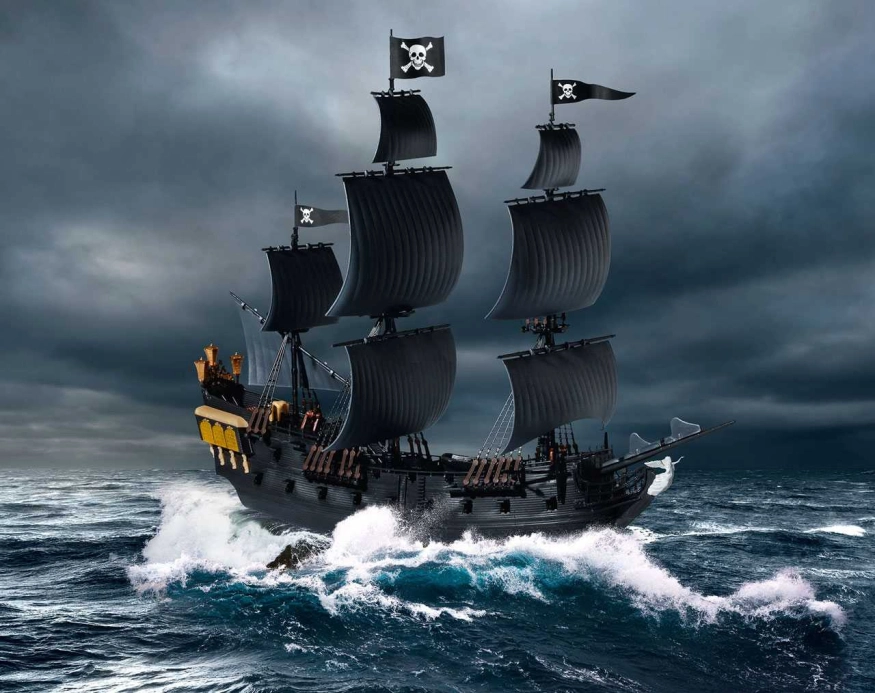 EasyClick loď 05499 – Black Pearl (1:150)