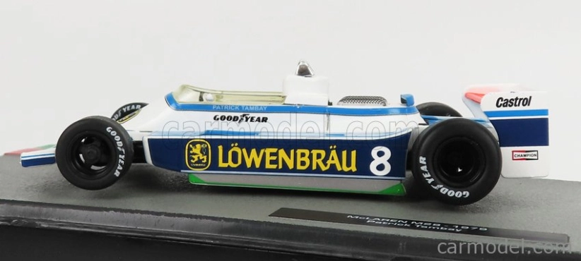 Edicola Mclaren F1 M28 N 8 Sezóna 1979 Patrick Tambay 1:43 Svetlomodrá