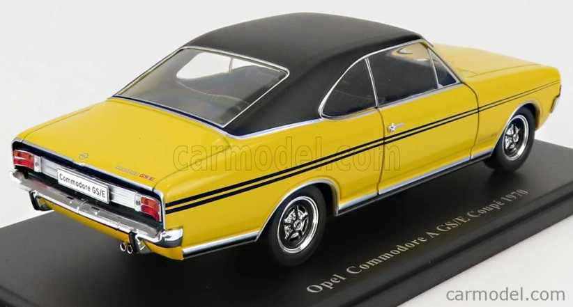 Edicola Opel Commodore A Gs/e Coupe 1970 1:24 Žlutá Černá