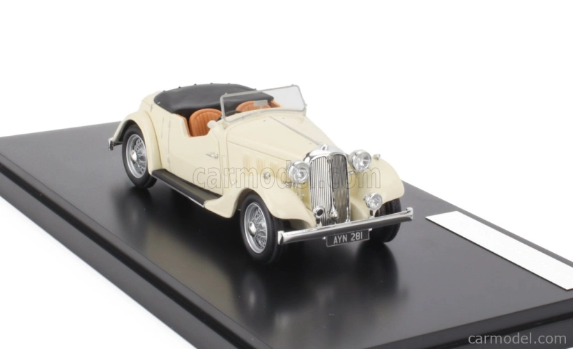 Matrix scale models Rover 12hp (p1) Tourer Cabriolet Open 1934 1:43 Bílá