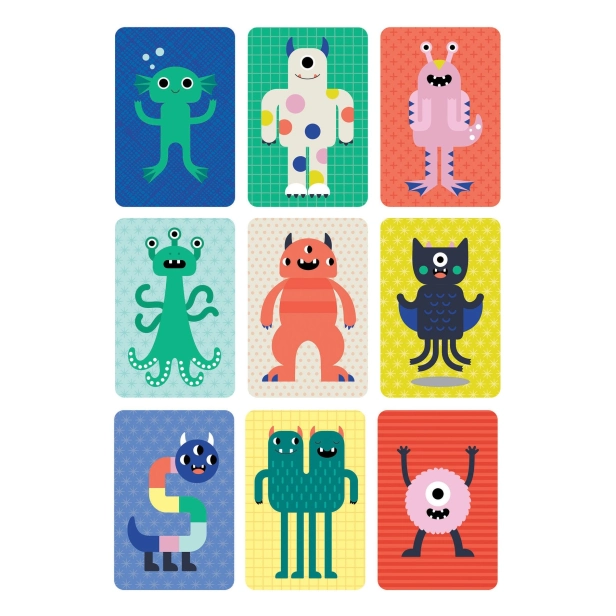 Kartičky Petit Collage v monster boxe