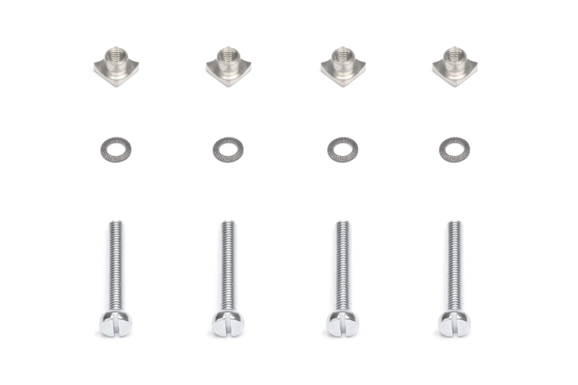 Sada upevňovacích skrutiek motora M3x20 mm, 4 ks.
