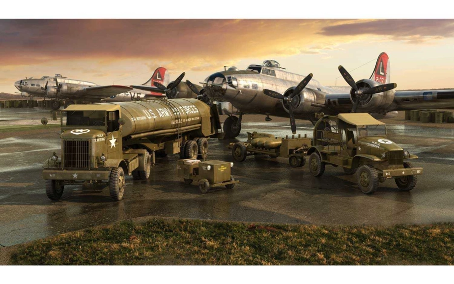 Airfix dioráma USAAF 8th Airforce Bomber Resupply súprava (1 : 72)