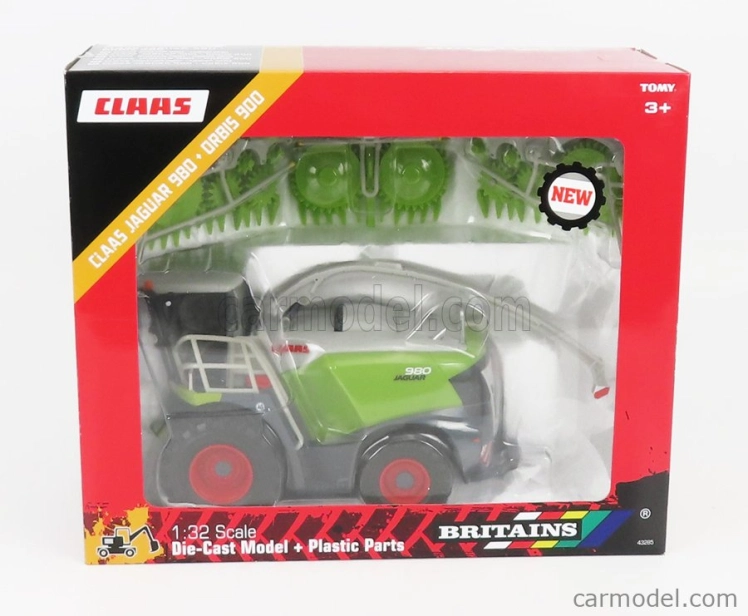 Britains Claas Jaguar 900 Trebbiatrice - Harvester 2001 1:32 Zelená
