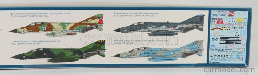 Italeri Mcdonnel douglas Rf-4e Phantom Ii Caccia Bombardiere Military Airplane 1960 1:48 /