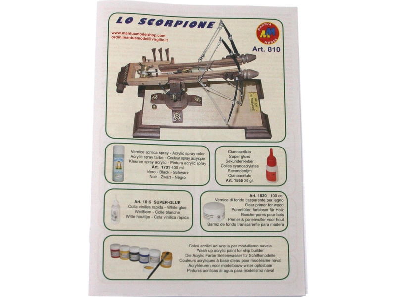 Mantua Model Kuše Scorpion 1:17 kit