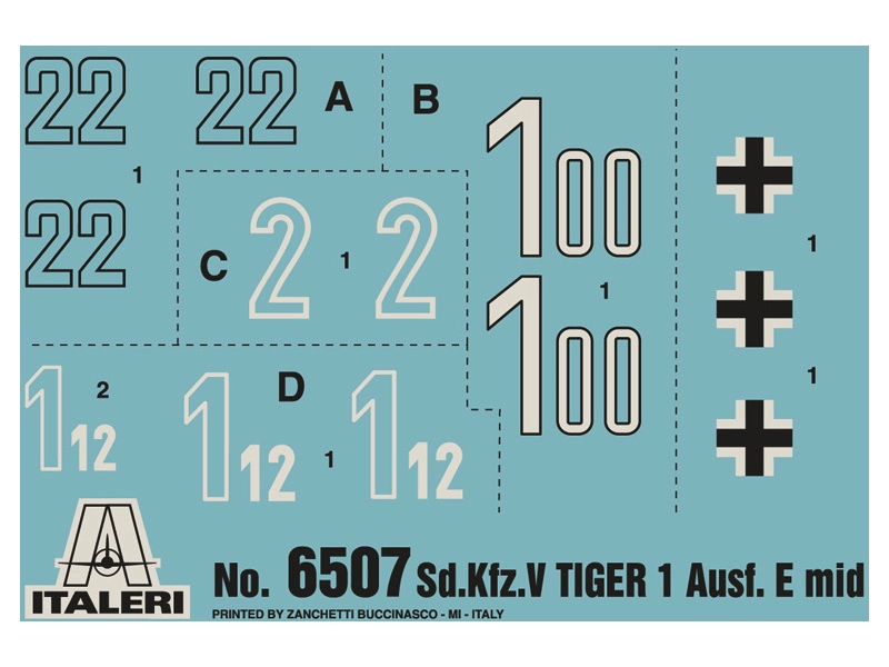 Italeri Pz. Kpfw. VI TIGER I Ausf. E mid production (1:35)