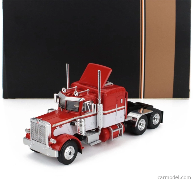Ixo-models Peterbilt 359 Tractor Truck 3-assi 1973 1:64 Červená Bílá