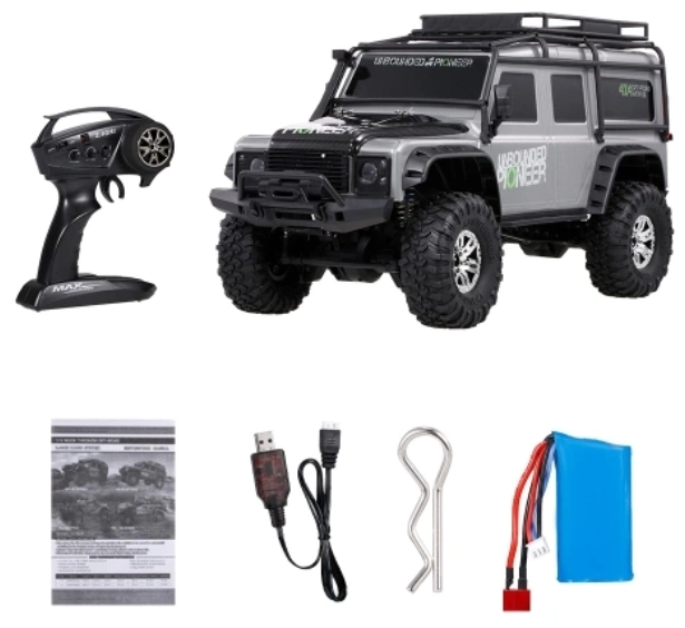 BAZAR-RC auto Max Tiger 3, stříbrná