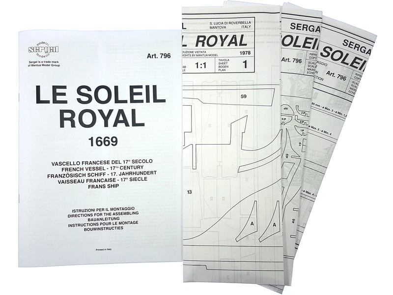 Mantua Model Le Soleil Royal 1:77 kit