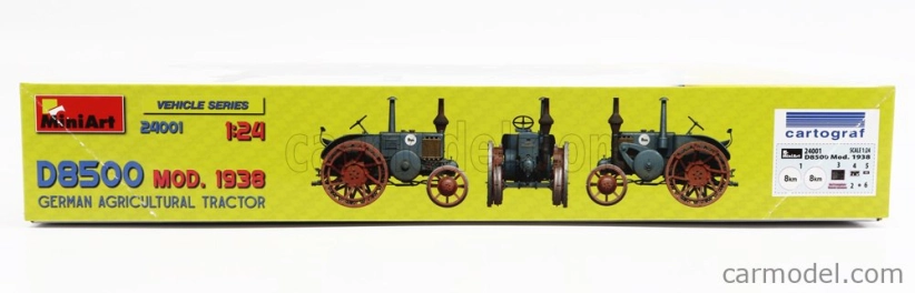 Miniart Lanz Bulldog D8500 German Agricultural Tractor 1949 1:24 /