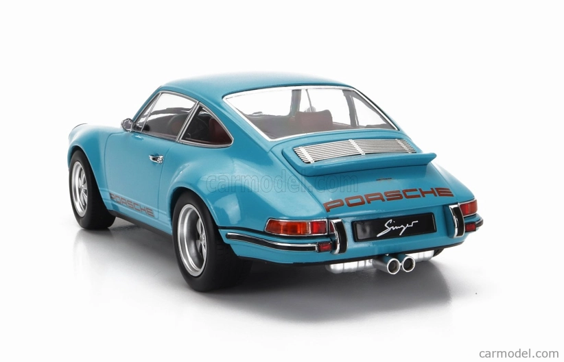 Kk-scale Porsche 911 By Singer Coupe 2014 1:18 Turquoise Blue