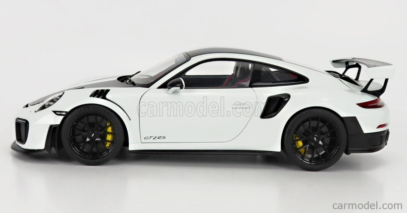 Autoart Porsche 911 991-2 Gt3 Rs Weissach Package 2019 - Black Rims 1:18 Bílá Černá