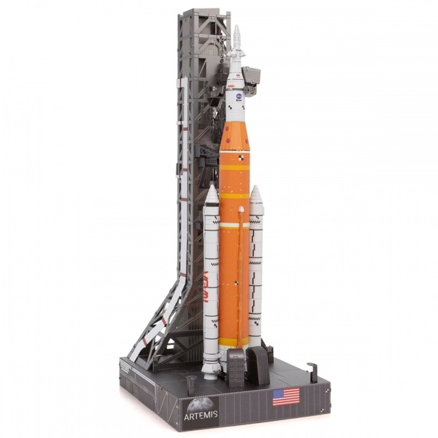 Oceľová stavebnica raketa Artemis