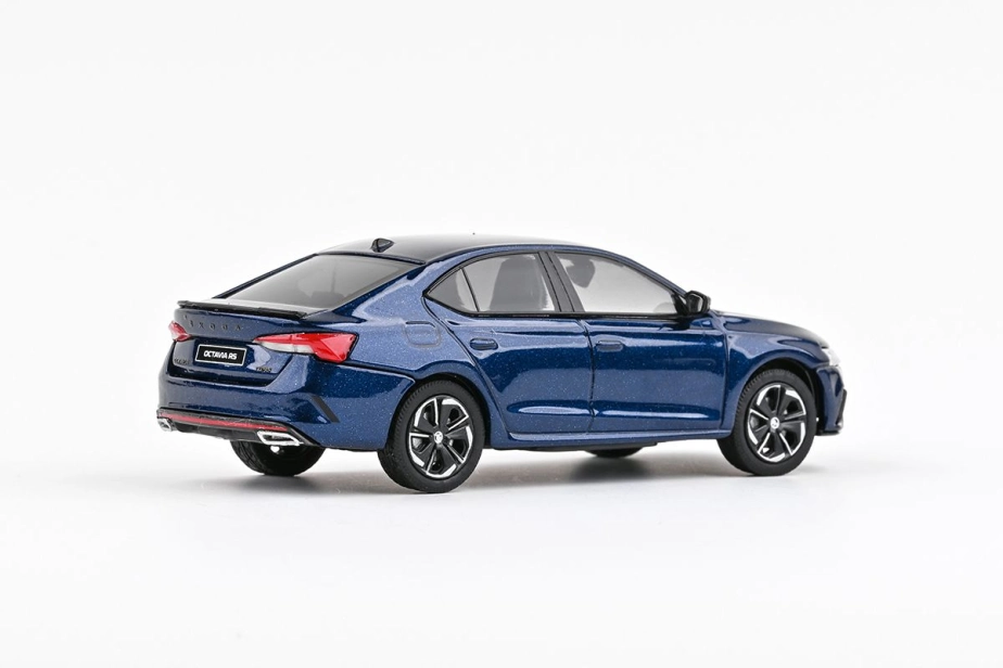 Abrex Škoda Octavia IV RS (26020) 1:43 - modrá storm metalíza