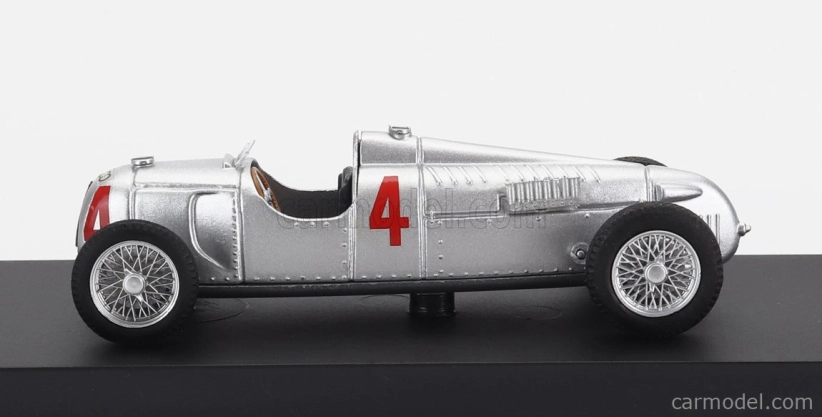 Brumm Auto union F1 Tipo C N 4 Majster sveta na Nurburgringu 1936 Bernd Rosemayer 1:43 Strieborná