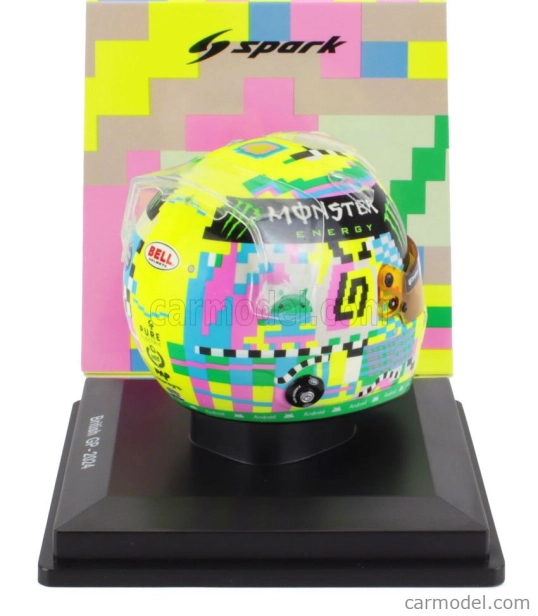 Spark-model prilby Bell Casco Helmet F1 Lando Norris Team Mclaren N 4 3rd British Gp 2024 1:5 Rôzne
