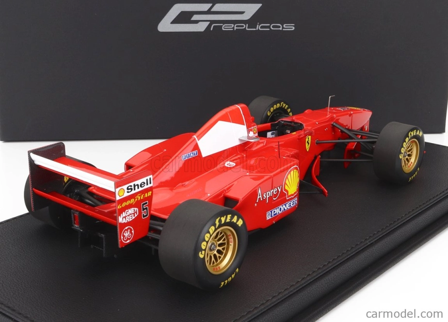 Replika Ferrari F1 F310b Team Scuderia Ferrari Marlboro N 5 Winner Canada Gp 1997 Michael Schumacher - Con Vetrina - S vitrínou 1:18 Červená Biela