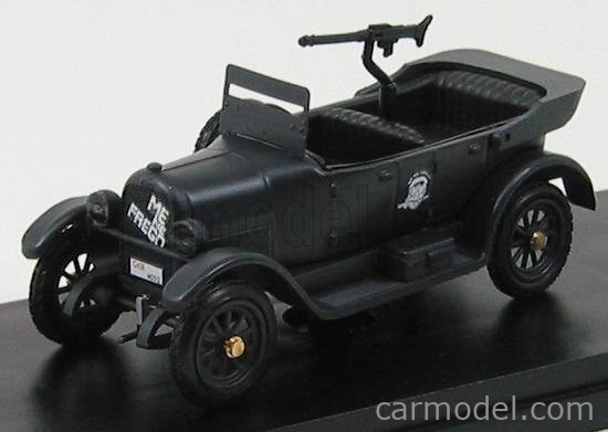 Rio-models Fiat 501 Open Repubblica Di Salo' - Me Ne Frego 1944 1:43 Matt Black