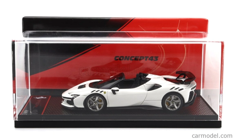 Bbr-models Ferrari Sf90 Xx Stradale Spider 2024 1:43 Bianco Cervino - Biela Čierna