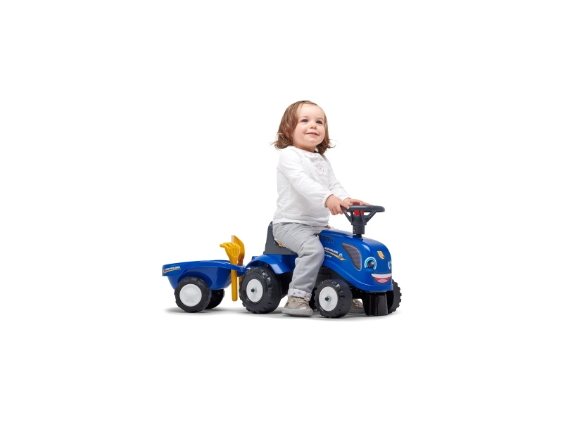 FALK – Detské odrážadlo Baby New Holland T7 s vlečkou