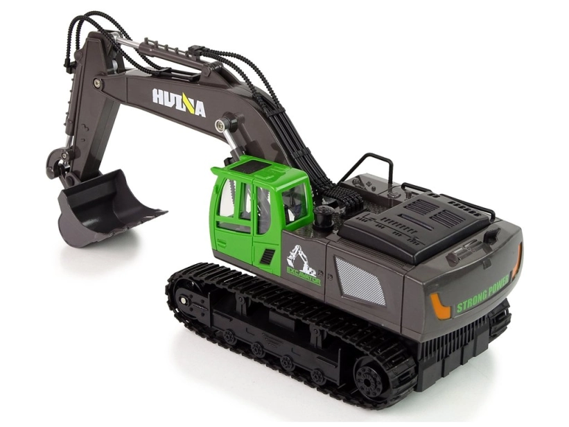 RC pásový bagr HN558 1:18 11CH, zelená