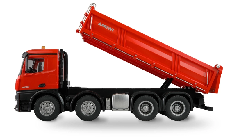RC sklápěč Mercedes-Benz Arocs 8x4/4, červená