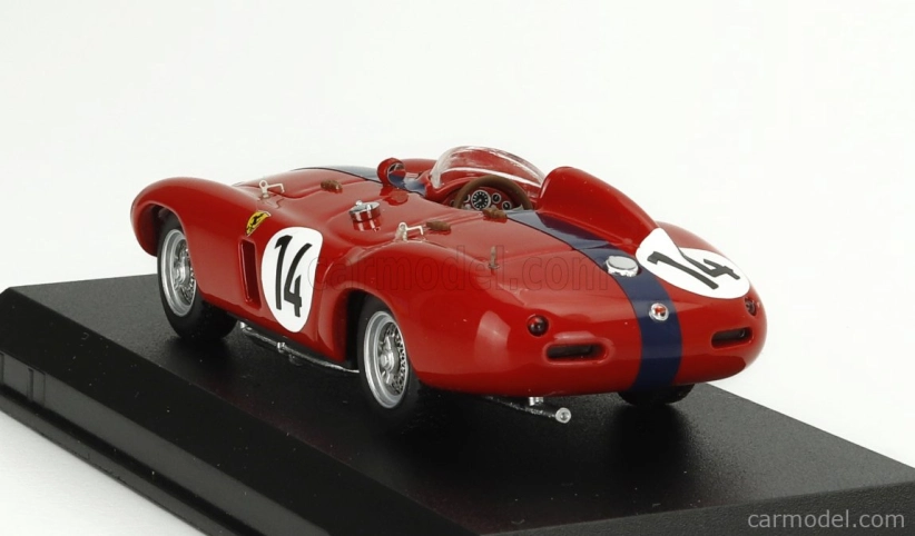 Art-model Ferrari 750 Monza 3.0l Spider N 14 Team Mike Sparken 24h Le Mans 1955 Masten Gregory - Michel Pobejersky (mike Sparken) 1:43 Červená Modrá