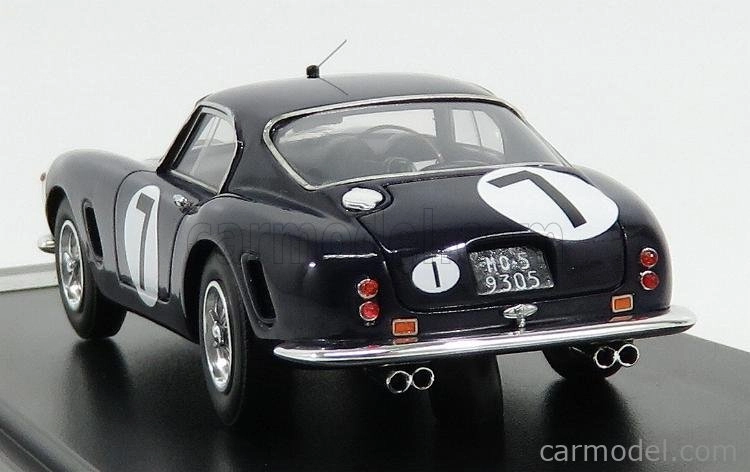 Matrix scale models Ferrari 250gt Swb N 7 Winner Rac Tourist Trophy 1960 S.moss 1:43 Blue