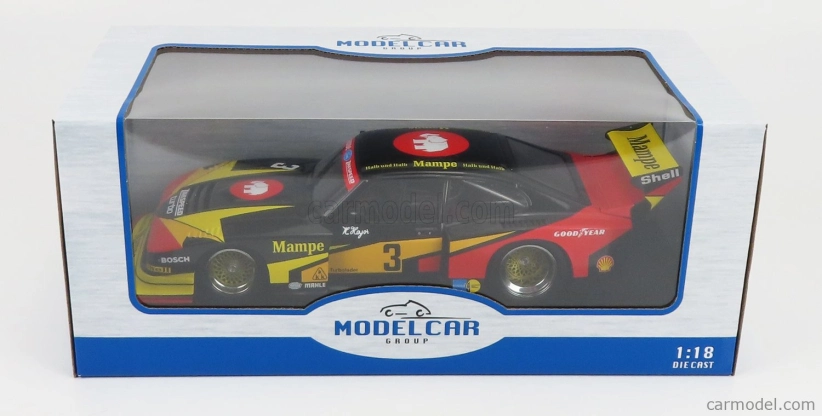 Mcg Ford england Capri Turbo Gr.5 Team Mampe N 3 Drm Norisring 1979 H.heyer 1:18 čierna žltá červená