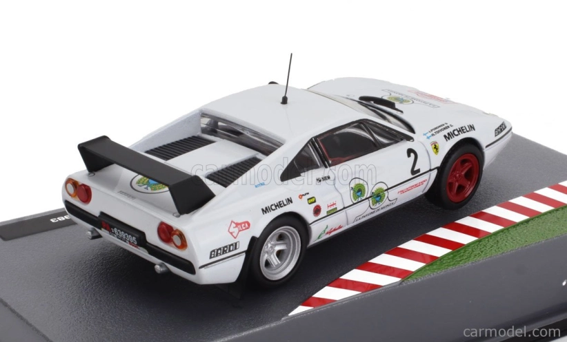 Edicola Ferrari 308 Gtb Gr.2 N 2 Rally Monza 1983 Henri Toivonen - Juha Piironen 1:43 Biela