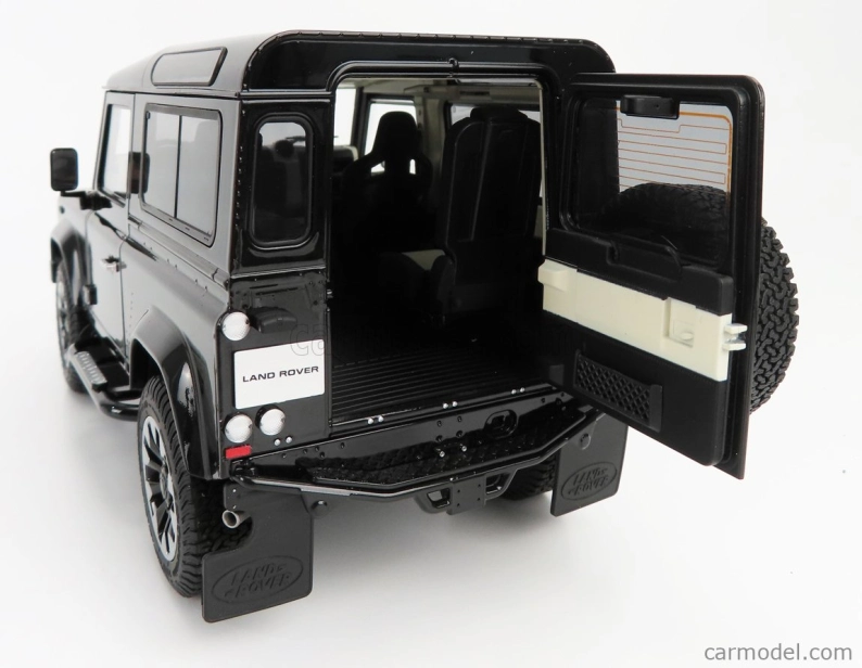 LCD model Land rover Defender 90 Works V8 70th Edition 2018 1:18 Black