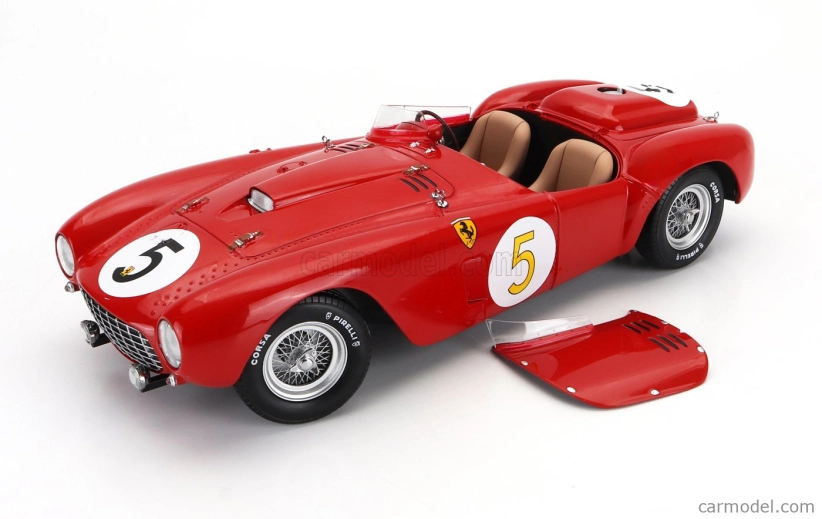 Kk-scale Ferrari 375 Plus 5.0l V12 Spider Team Scuderia Ferrari N 5 24h Le Mans 1954 Louis Rosier - Robert Manzon 1:18 Red