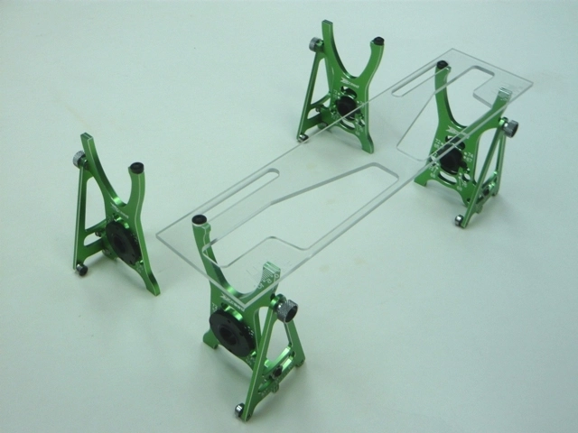 SETUP sada ALU pre 1/8 On Road podvozky