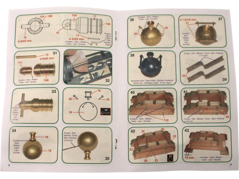 Mantua Model Francouzský hmoždíř 1:17 kit