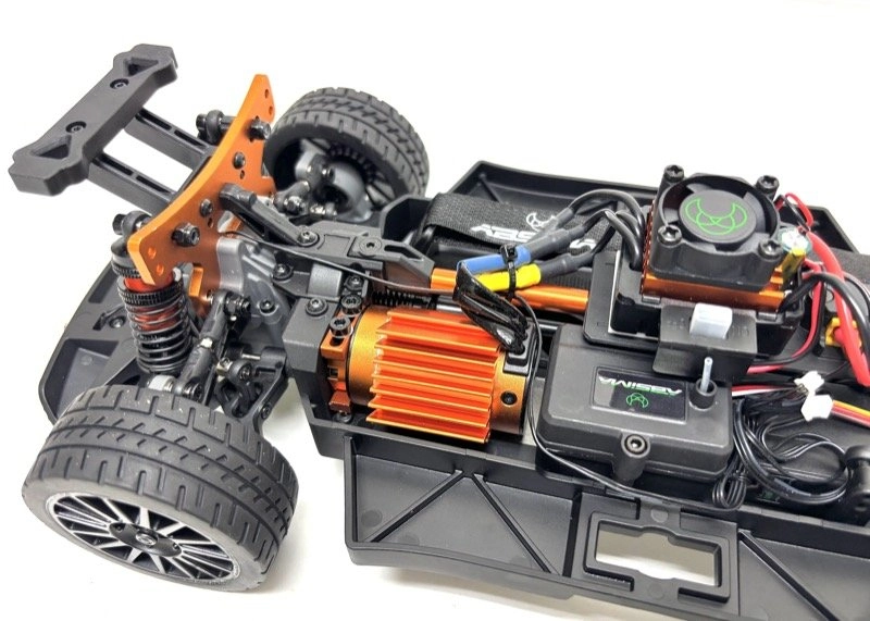 Absima Rally Car Speed Demon 1:12 4WD RTR Brushless žluto-modrý
