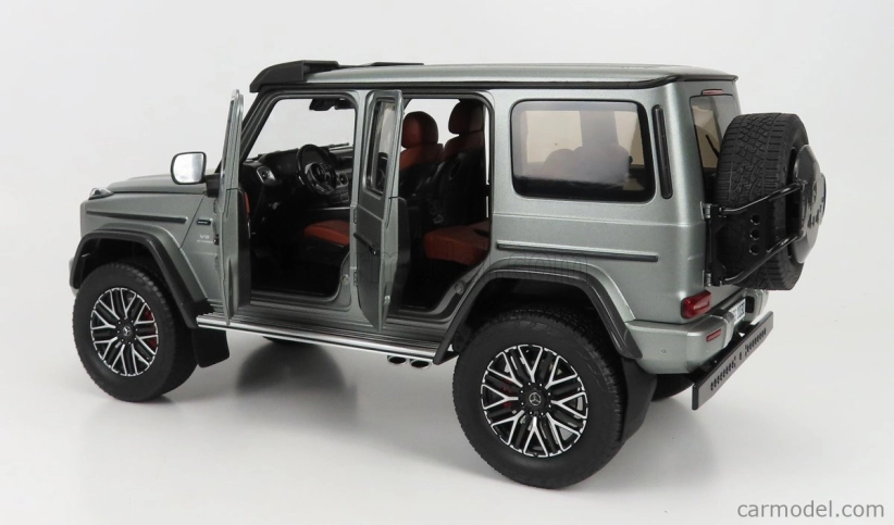 Nzg Mercedes benz G-class 4x4² 2022 1:12 Platina Stříbro Met