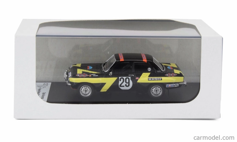 Trofeu Opel Ascona (night Version) N 29 Rally Baltic 1975 Holgher Bohne - Franz Josef Moormann 1:43 Černá Žlutá