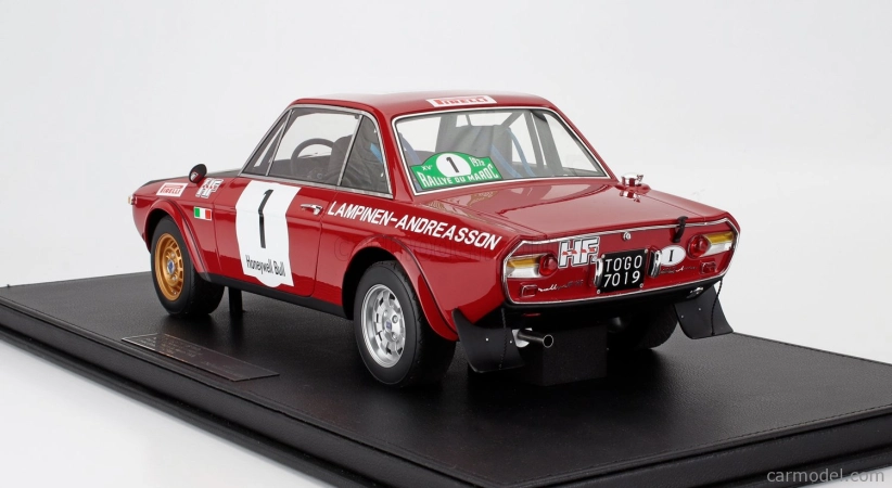 Topmarques Lancia Fulvia Hf 1600 Coupe (night Version) N 1 Winner Rally Du Maroc 1972 Simo Lampinen - Solve Andreasson 1:12 Červená Černá