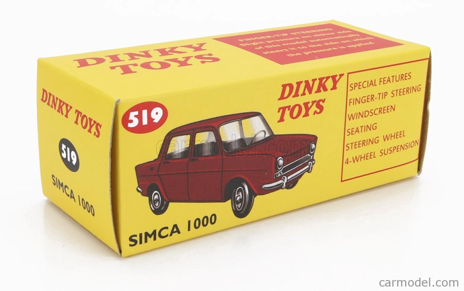 Edicola Simca 1000 1965 1:43 Veľmi svetlomodrá
