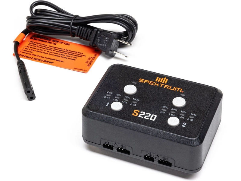 Spektrum S220 LiPo nabíjačka 2x20W AC