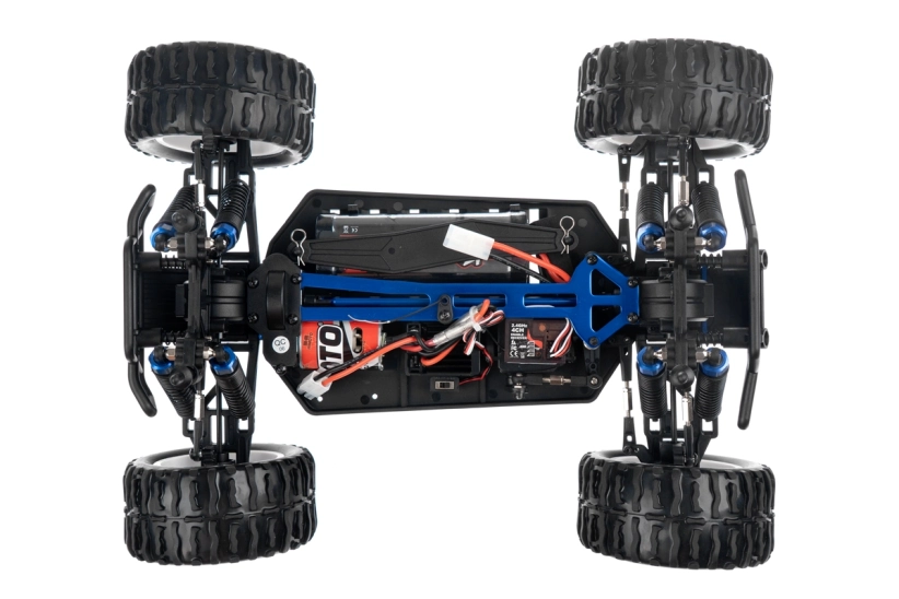 HiMOTO 1:10 Monster Truck EMXT-1 2,4 GHz RTR set, žlutá