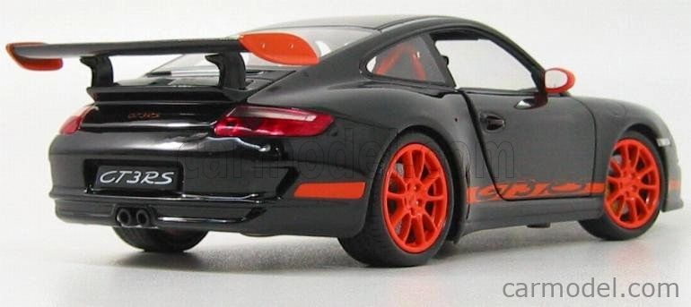 Welly Porsche 911 997 Gt3rs 2010 1:18 Black Orange