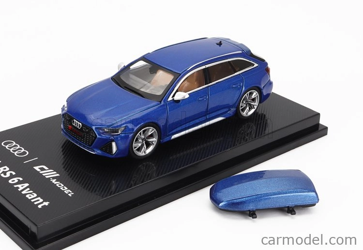 Cm-models Audi A6 Rs6 Avant C8 Sw Station Wagon 2021 1:64 Blue