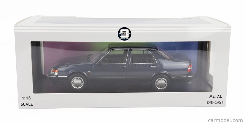 Triple9 Saab 9000 Cd Turbo 1990 1:18 Tmavě Modrá