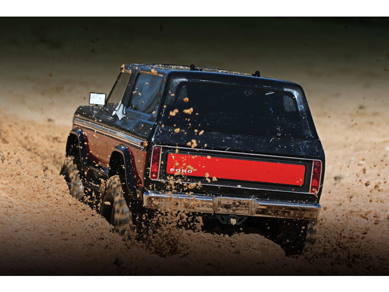RC auto Traxxas TRX-4 Ford Bronco 1:10 TQi, červená